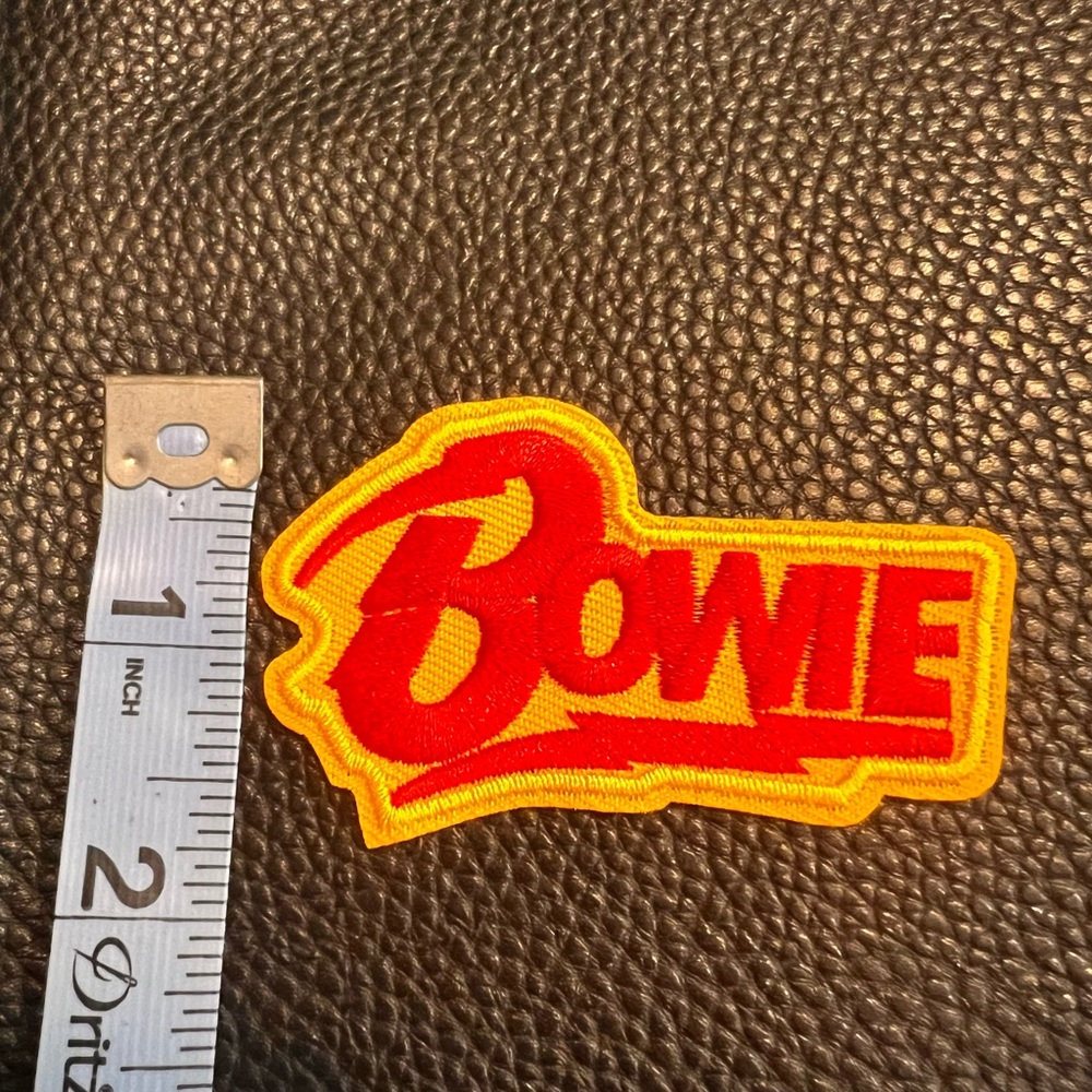 Bowie Band Embroidered Patch